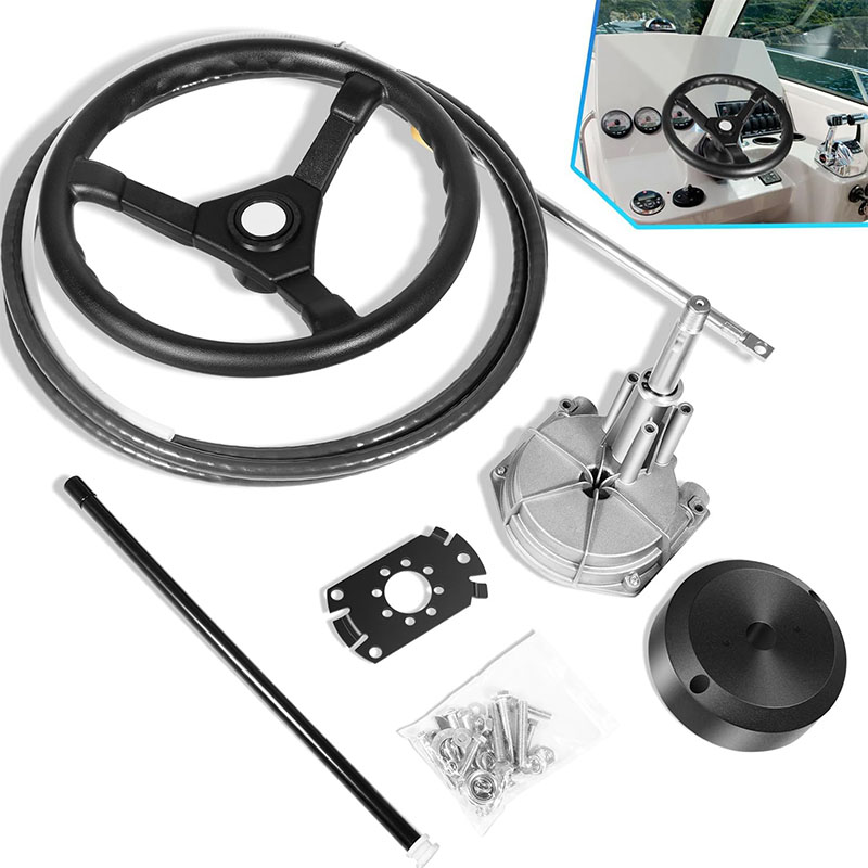 نظام توجيه القوارب، طقم توجيه  - مراجعة Fishing Boat Steering Wheel وسعره