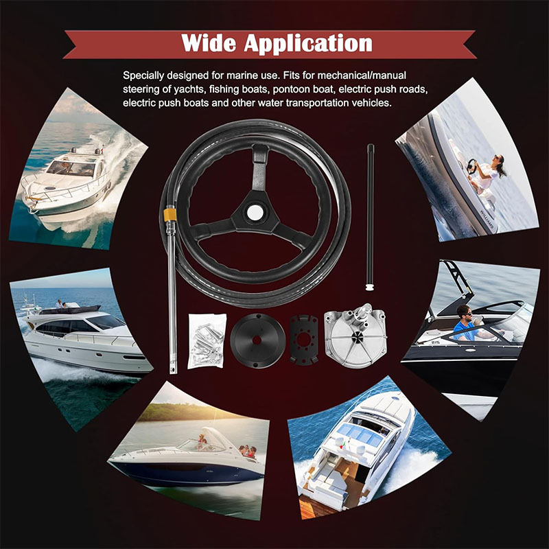 نظام توجيه القوارب، طقم توجيه  - مراجعة Fishing Boat Steering Wheel وسعره