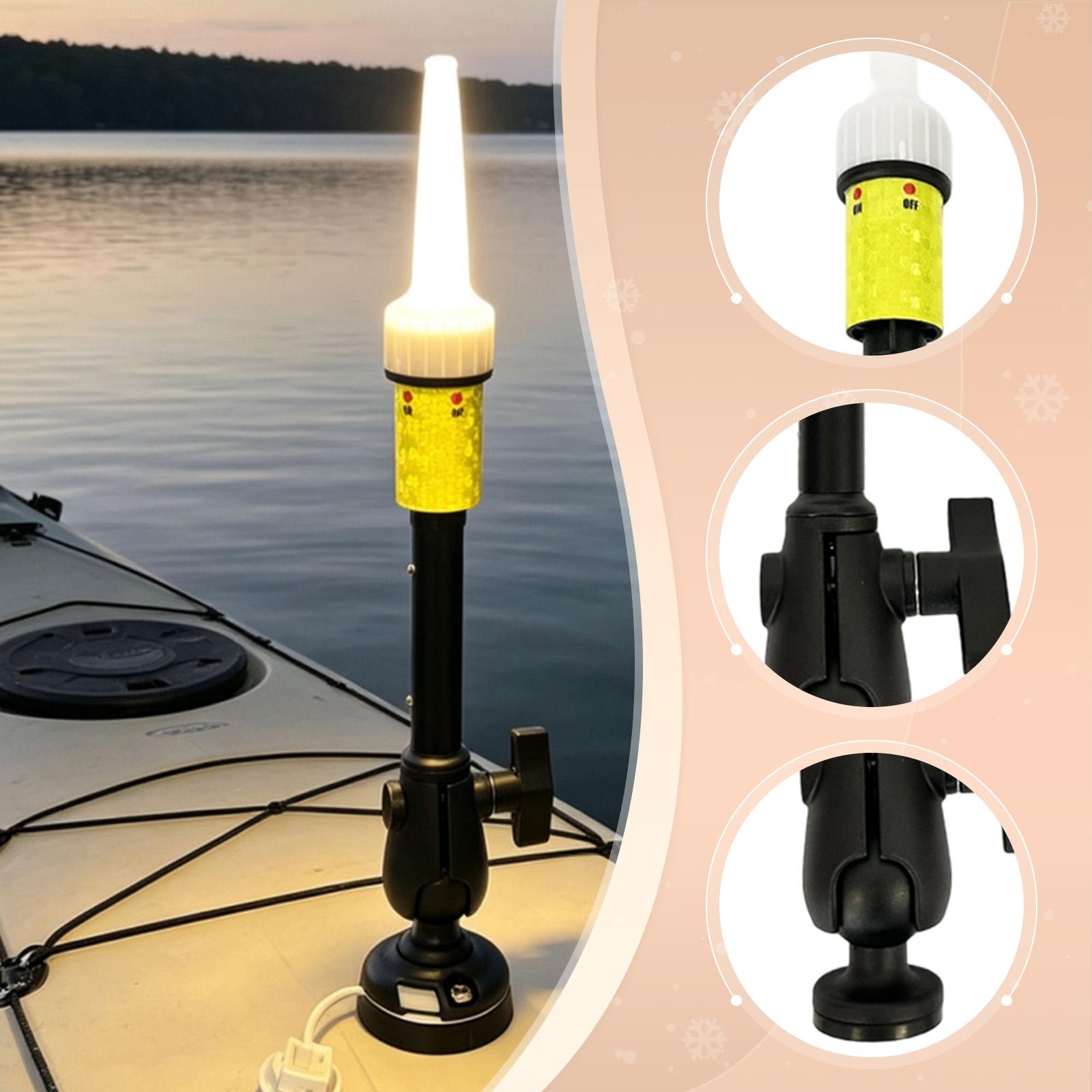 ضوء كاياك محمول، ملحقات قوارب  - مراجعة Fishing Boat Navigation Light وسعره